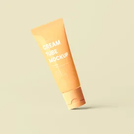 Cream Tube With Large Cap 2